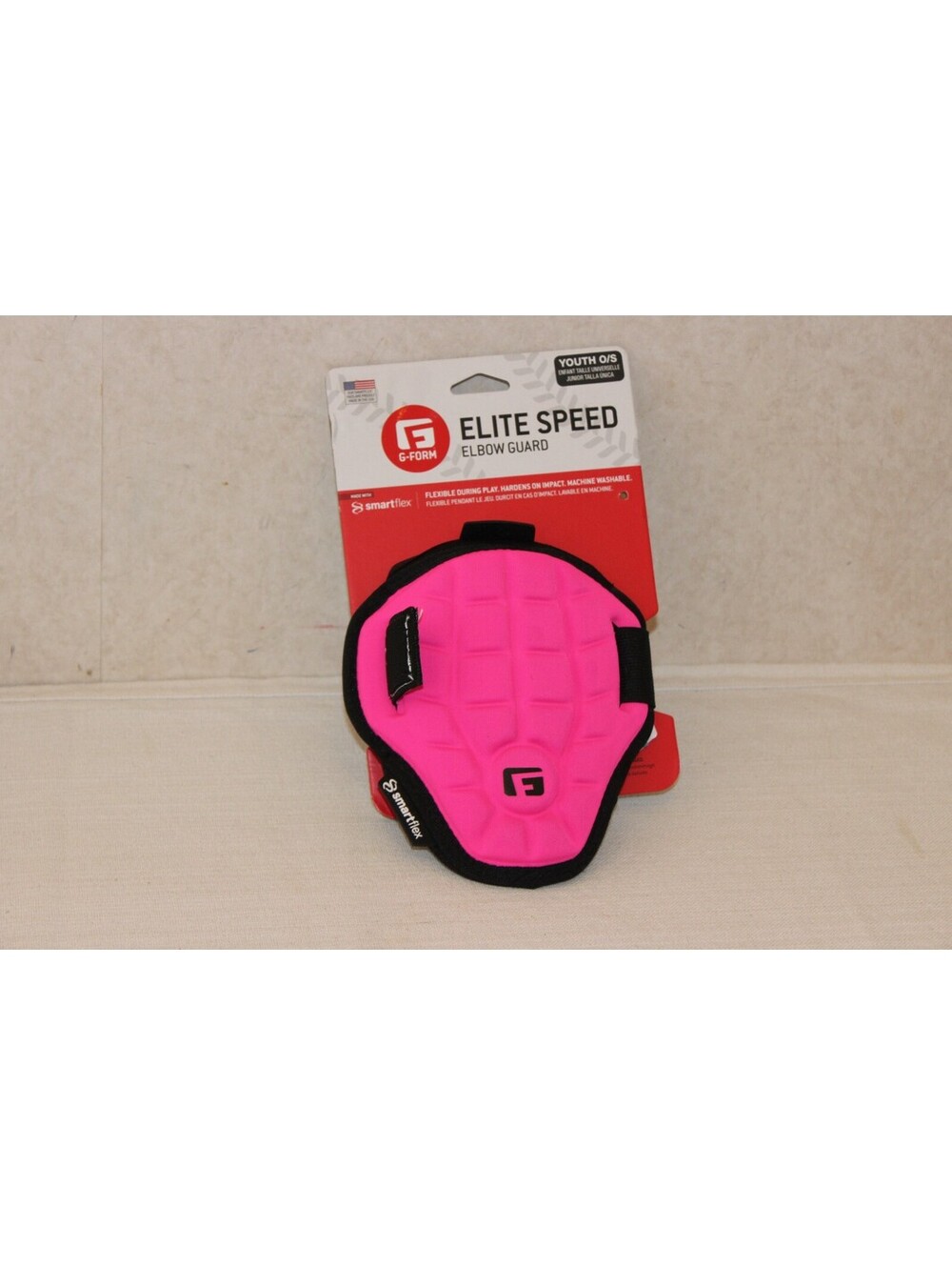 NEW G-Form Elite Speed Youth Elbow Guard Neon Pink Black O/S Baseball Softball